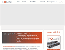 Tablet Screenshot of inogeni.com